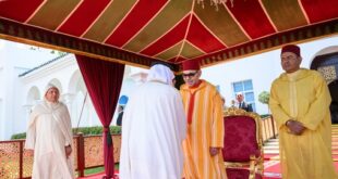 SM le Roi Mohammed VI préside à M’diq une réception à l’occasion de la glorieuse Fête du Trône