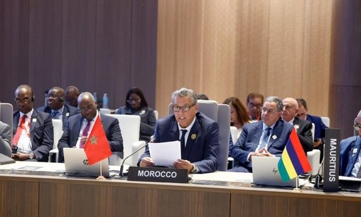 Le Maroc, sous la conduite de SM le Roi, a fait de la paix, de la sécurité et de la stabilité en Afrique un choix stratégique et un engagement constant (M. Akhannouch)