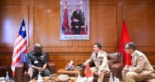 L’Inspecteur Général des FAR s’entretient avec le Chef d’Etat-Major des Forces Armées du Liberia