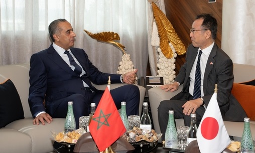 M. Hammouchi reçoit l’ambassadeur extraordinaire et plénipotentiaire du Japon à Rabat