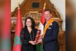 Remise à Budapest du Grand Cordon du Ouissam Alaouite à l’ancien ambassadeur de Hongrie au Maroc