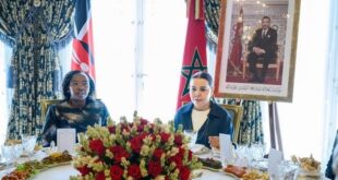 La Princesse Lalla Asmaa préside un déjeuner offert par SM le Roi en l’honneur de la Première Dame du Kenya