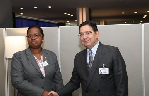 New York | Entretien de M. Nasser Bourita avec son homologue de Madagascar