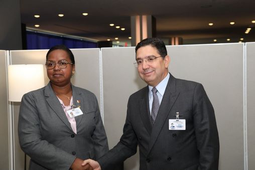 New York | Entretien de M. Nasser Bourita avec son homologue de Madagascar