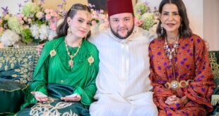 Conclusion, avec la bénédiction de SM le Roi, de l’acte de mariage de Moulay Driss Filali, Fils de la Princesse Lalla Meryem, avec Ahlam Oumha