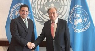 M. Nasser Bourita s’entretient à New York avec le Secrétaire général des Nations Unies