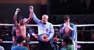 Essaouira | Othmane Ferraoun remporte le titre international WBF de boxe professionnelle